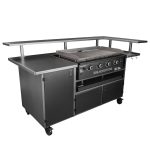 5 Person Chef's Table with 36 Drop-in Griddle