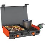 12x14 Camping Griddle with Side Burner